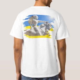 Krieger Ukraine Präsident Zelenskyy & Flag T-Shirt