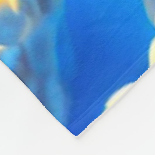 Krieger und ein Tiger Fleecedecke (Ecke)