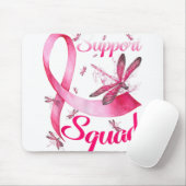 Krieger unterstützen Klatsche-Dragonfly-Brustkrebs Mousepad (Mit Mouse)