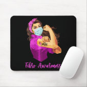 Krieger unzerbrechlich - Kämpfer Fibromyalgie Awar Mousepad (Mit Mouse)