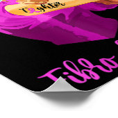 Krieger unzerbrechlich - Kämpfer Fibromyalgie Awar Poster (Ecke)