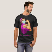 Krieger unzerbrechlich - Kämpfer Fibromyalgie Awar T-Shirt (Vorne ganz)