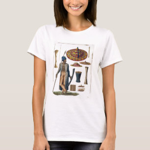 Krieger von der Insel von Guebe mit Einzelteilen T-Shirt