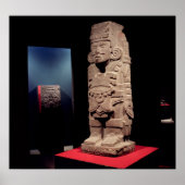 Krieger, von der Toltec Kultur Poster (Vorne)