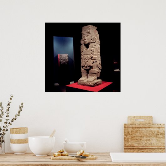 Krieger, von der Toltec Kultur Poster (Küche)