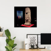 Krieger, von der Toltec Kultur Poster (Heimbüro)