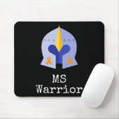 Krieger-W-Ritter und Orange-Ribbons für Frau Aware Mousepad (Mit Mouse)