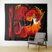 Krieger Wrath Wandteppich (Beispiel (Horizontal))