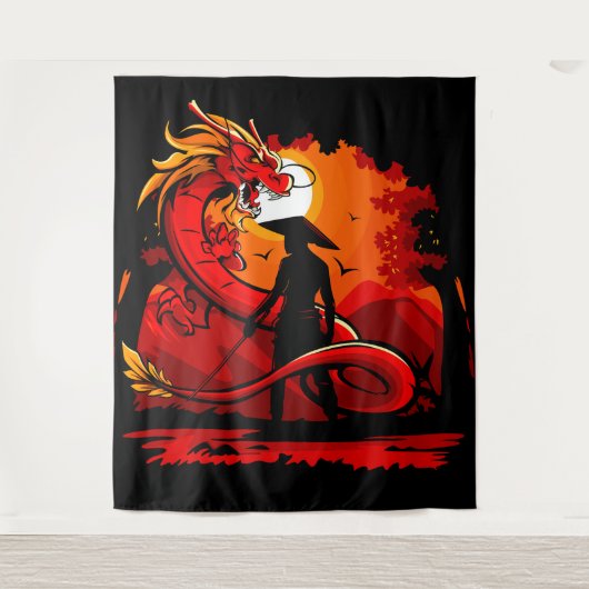 Krieger Wrath Wandteppich (Vorderseite)