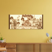 Krieger, Zauberer und Hexe Leinwanddruck (Insitu (Wohnzimmer))