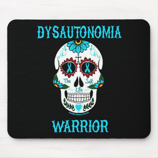 Krieger/Zuckerschädel...Dysautonomie Mousepad (Vorne)