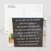 Kriegerdenkmal Postkarte (Vorne/Hinten)
