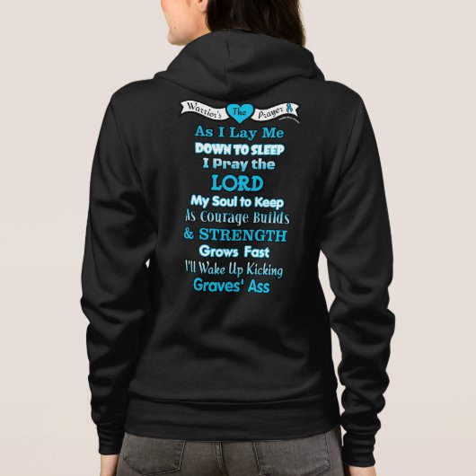 Kriegergebet...Graves Hoodie (Rückseite)