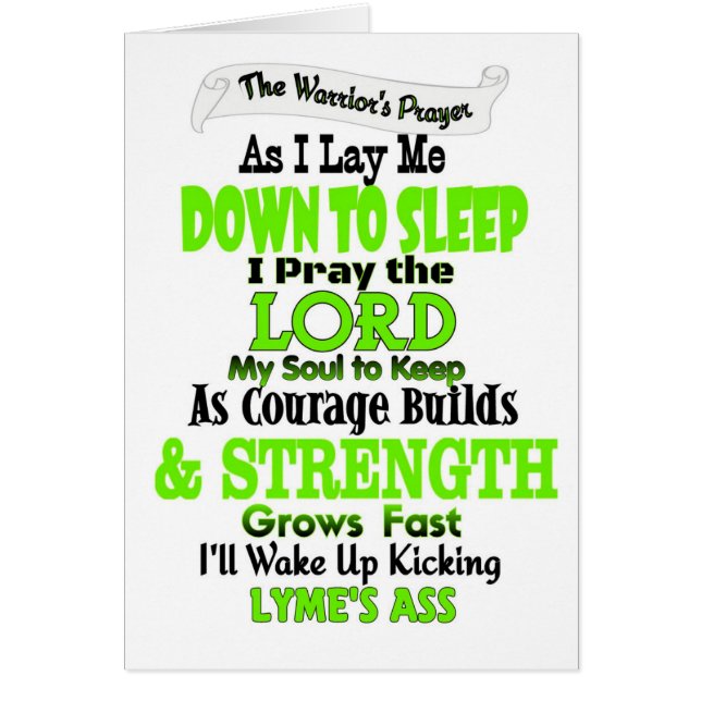 Kriegergebet.. Lyme (Vorne)