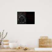 Kriegergebet Poster (Küche)