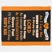 Kriegergebet...RSD Fleecedecke (Vorderseite (Horizontal))