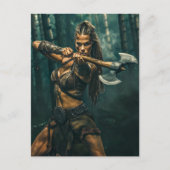 Kriegergeist des Wikinger-Channeling Postkarte (Vorderseite)