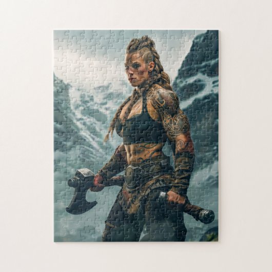 Kriegergeist des Wikinger-Channeling Puzzle (Vertikal)