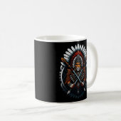 Kriegergeist entfesselt kaffeetasse (VorderseiteRechts)
