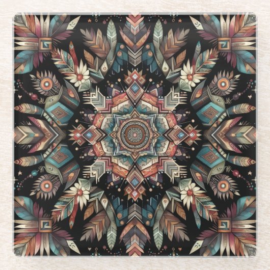 Kriegergeist Glasuntersetzer (Vorderseite)