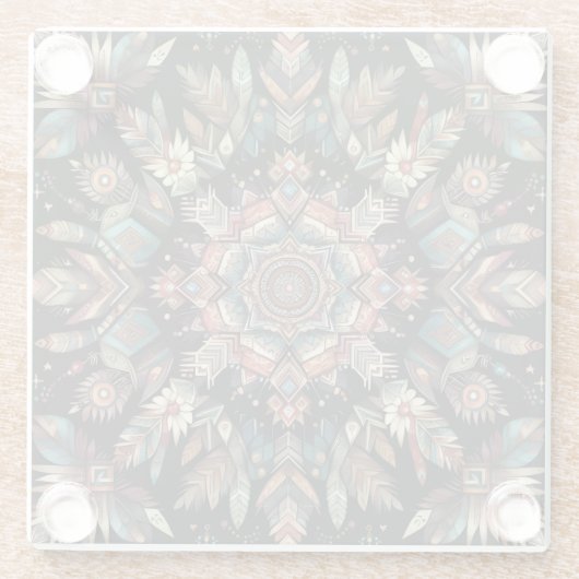 Kriegergeist Glasuntersetzer (Rückseite)