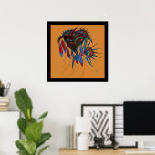 Kriegergeist Poster (Heimbüro)