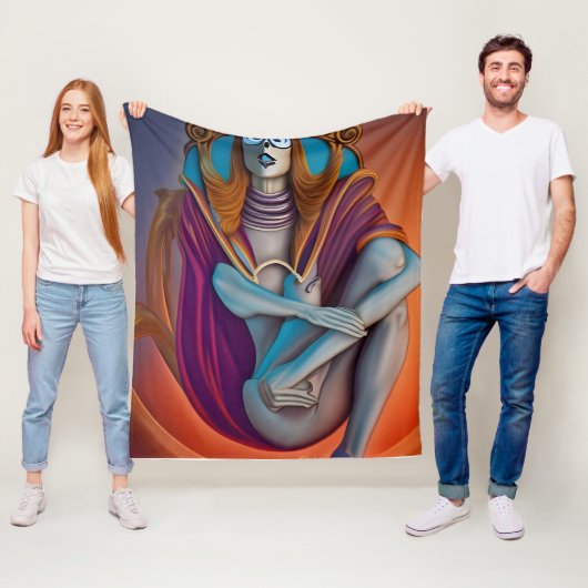 Kriegergöttin Fleecedecke (Beispiel)