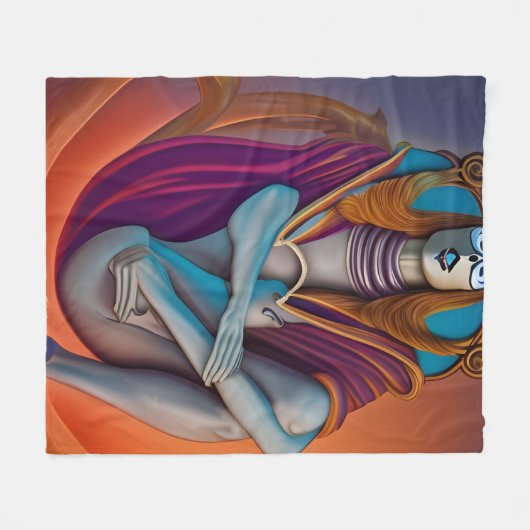 Kriegergöttin Fleecedecke (Vorderseite (Horizontal))