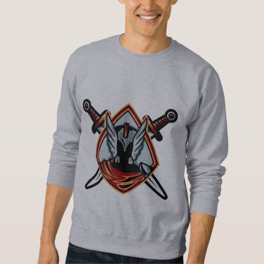 Kriegerhelm Sweatshirt (Vorderseite)