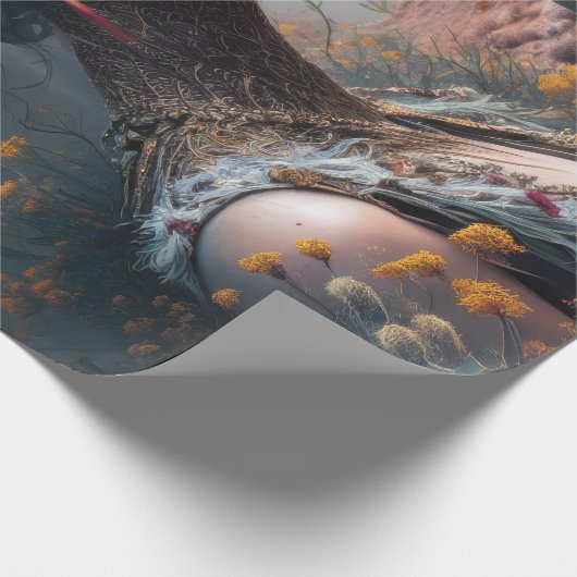 Kriegerin der Ewigen Prinzessin, amerikanischer Ur Geschenkpapier (Ecke)