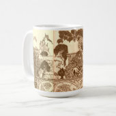 Kriegerin Kaffeetasse (Vorderseite Links)