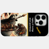 Kriegerin mit Bär im Morgengrauen Case-Mate iPhone Hülle (Rückseite (Horizontal))