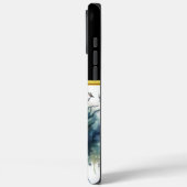 Kriegerin mit Wolf im Morgengrauen Case-Mate iPhone Hülle (Rückseite / Links)