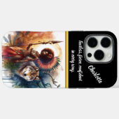 Kriegerin mit Wolf im Morgengrauen Case-Mate iPhone Hülle (Rückseite (Horizontal))