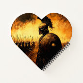 Kriegerin Notizblock (Rückseite)