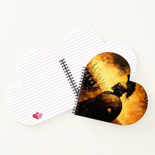 Kriegerin Notizblock (Innenseite)