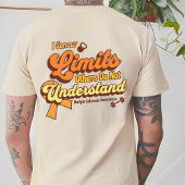 Kriegerin, orangefarbenes Band, Geschenk zur Sensi T-Shirt