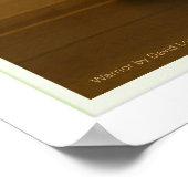 Kriegerin Poster (Ecke)