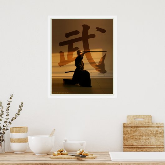 Kriegerin Poster (Küche)