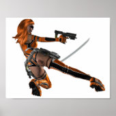 Kriegerin Poster (Vorne)