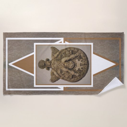 Kriegerin Strandtuch (Vorderseite)