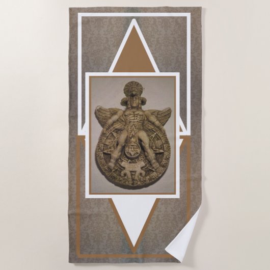 Kriegerin Strandtuch (Vorderseite)