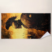 Kriegerin Strandtuch (Vorderseite)