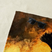 Kriegerin Strandtuch (Beispiel)