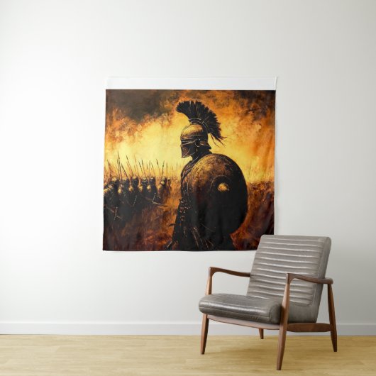 Kriegerin Wandteppich (Beispiel)