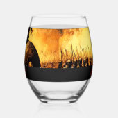 Kriegerin Weinglas Ohne Stiel (Links)