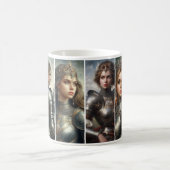 Kriegerinnen aus der Renaissance Kaffeetasse (Mittel)