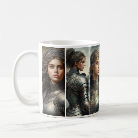 Kriegerinnen aus der Renaissance Kaffeetasse (Links)