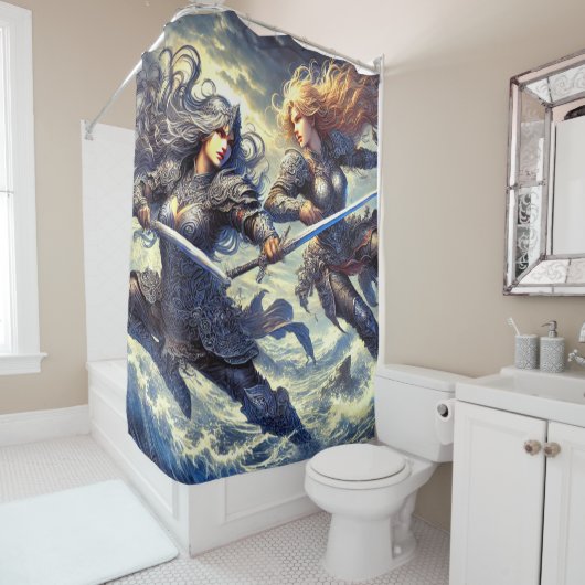 Kriegerinnen Duschvorhang (Beispiel)