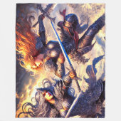 Kriegerinnen Fleecedecke (Vorderseite)